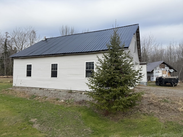 526 Darling Rd, Hudson, ME 04449 - view of property exterior featuring metal roof