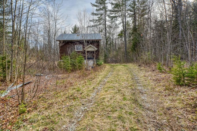 0 Little Huston Brook Rd, Concord Twp, ME 04920 - view of yard featuring a view of trees