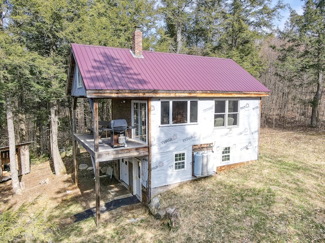 view of rear view of property