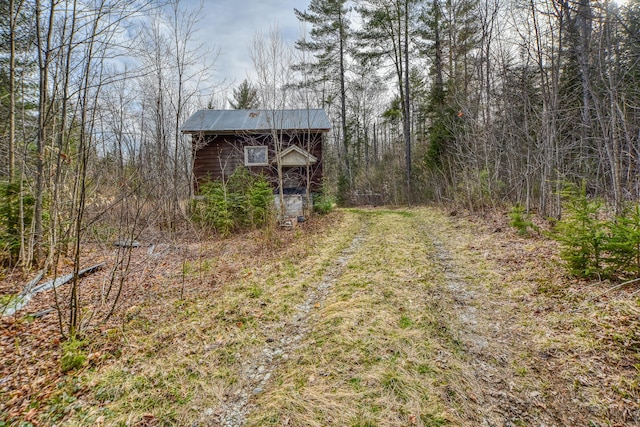 0 Little Huston Brook Rd, Concord Twp, ME 04920 - view of yard with a view of trees