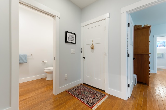 11 Beacon Dr, Brunswick, ME 04011 - foyer with light hardwood / wood-style floors