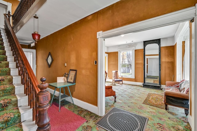 236 High St, Farmington, ME 04938 - interior space with baseboards and carpet floors