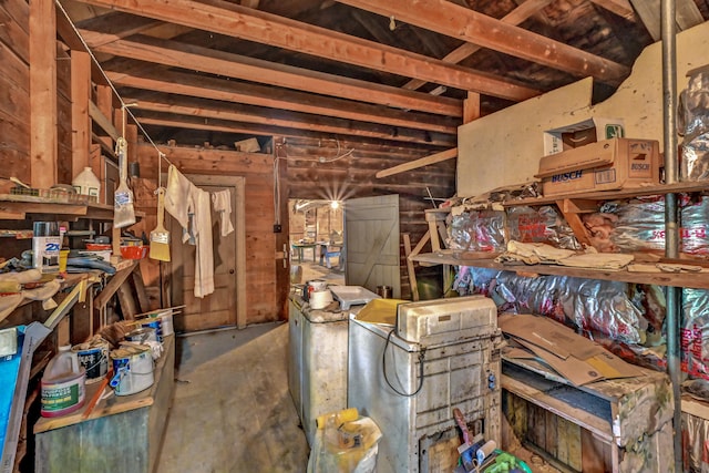 interior space with concrete flooring