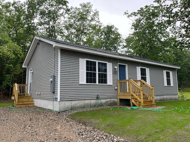 view of manufactured / mobile home