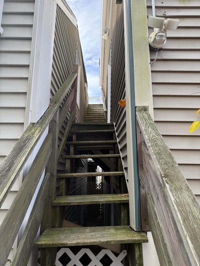 view of staircase