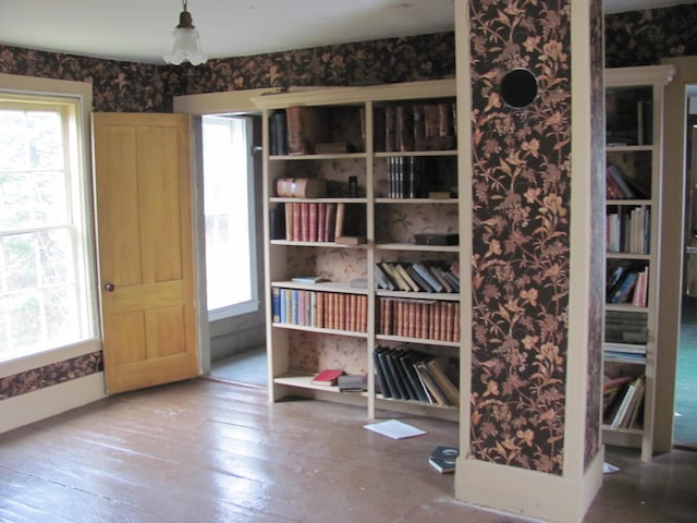 interior space featuring hardwood / wood-style flooring