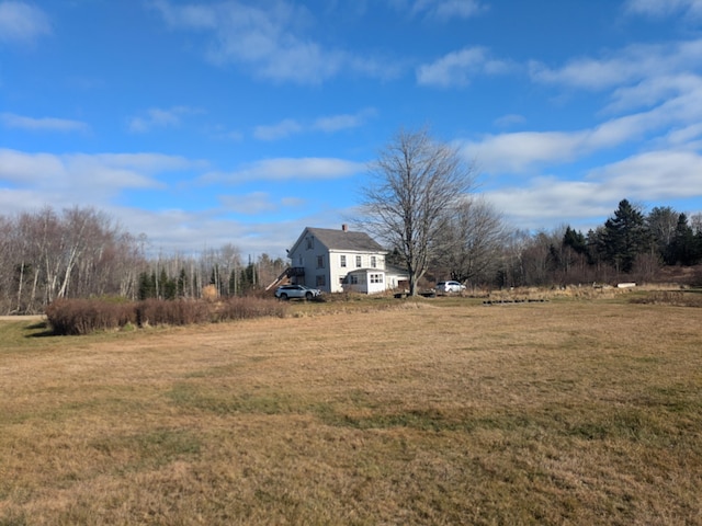 85 Ficketts Point Rd, Milbridge, ME 04658 - view of yard featuring a rural view