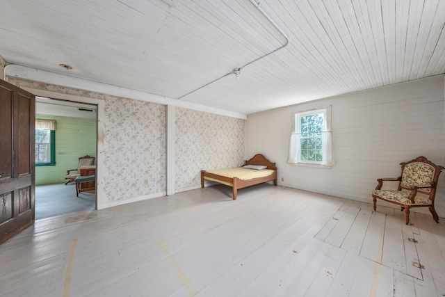 unfurnished room featuring light hardwood / wood-style floors