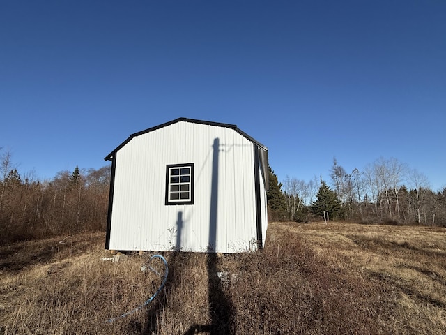 view of outdoor structure