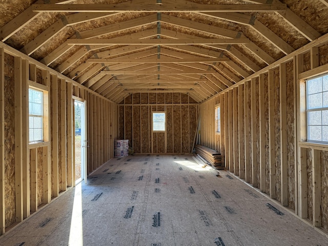 interior space featuring a wealth of natural light