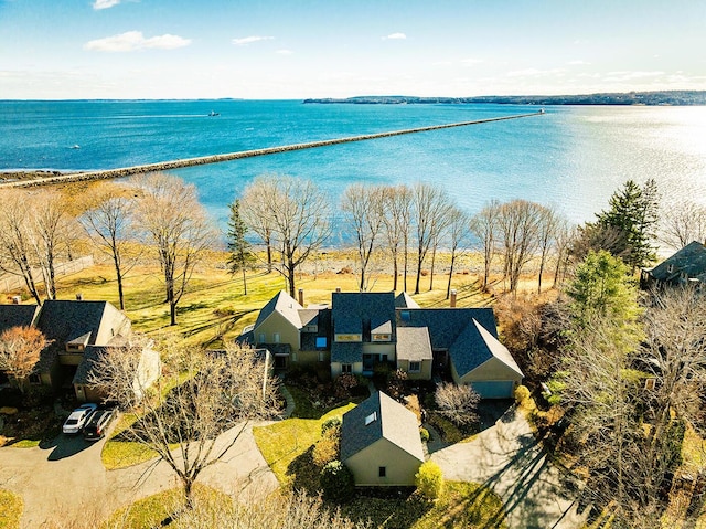 9 Jameson Point Rd Unit 10, Rockland, ME 04841 - aerial view of property and surrounding area with a nearby body of water