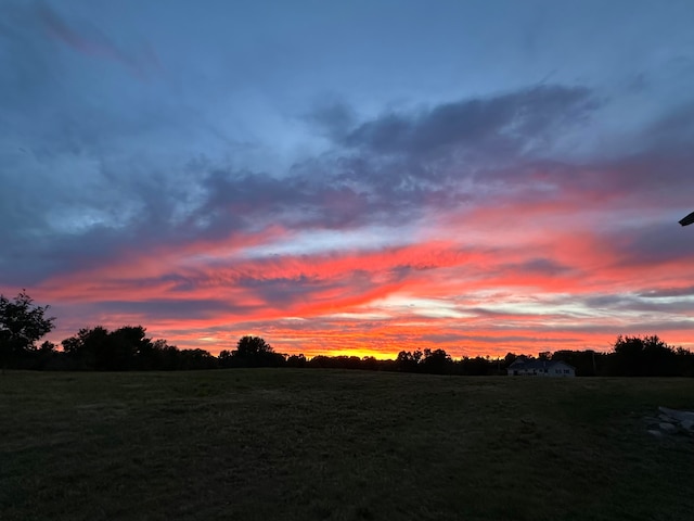 view of nature at dusk