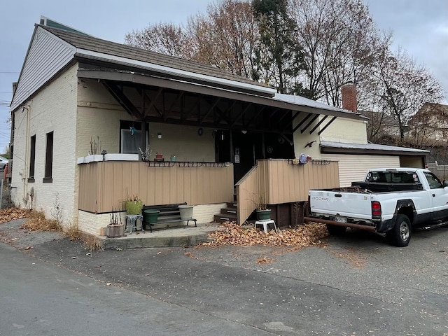 view of front of home