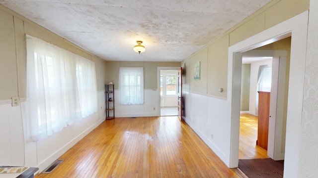 interior space featuring light hardwood / wood-style flooring