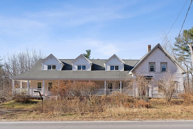 454 N Parish Rd, Turner, ME 04282 - view of front of home with a porch