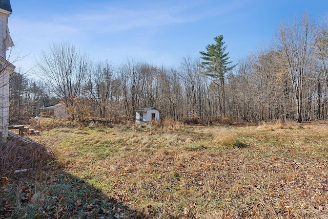 454 N Parish Rd, Turner, ME 04282 - view of yard featuring a storage unit