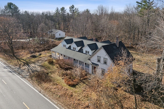 454 N Parish Rd, Turner, ME 04282 - birds eye view of property