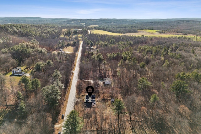 454 N Parish Rd, Turner, ME 04282 - birds eye view of property