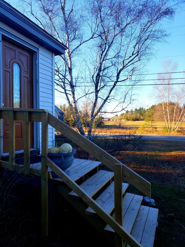 599 Plains Rd, Hollis, ME 04042 - view of deck