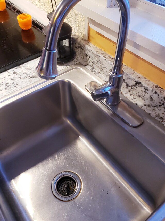 599 Plains Rd, Hollis, ME 04042 - kitchen view of a sink