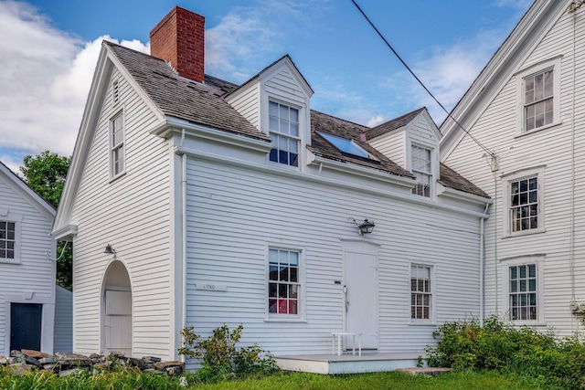 view of rear view of house