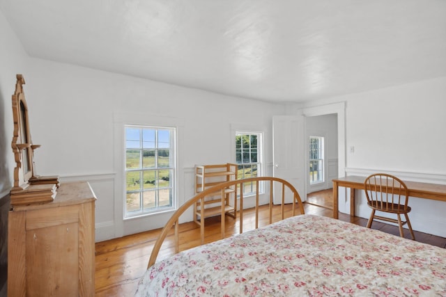 bedroom featuring hardwood / wood-style floors