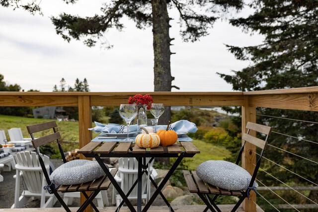 16 Monument St, Lubec, ME 04652 - balcony featuring outdoor dining area