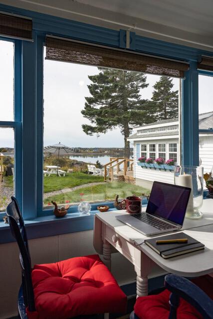 16 Monument St, Lubec, ME 04652 - dining room featuring a water view