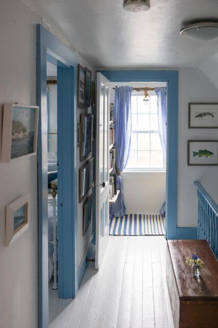 16 Monument St, Lubec, ME 04652 - hall featuring wood finished floors and lofted ceiling