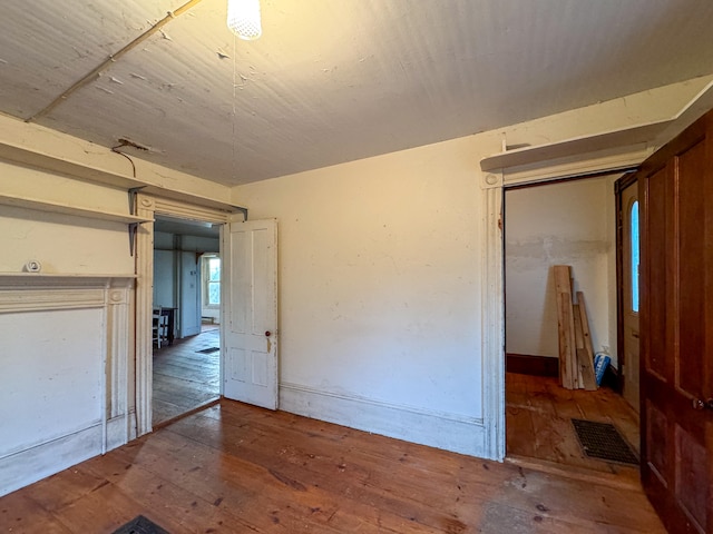 interior space featuring hardwood / wood-style floors