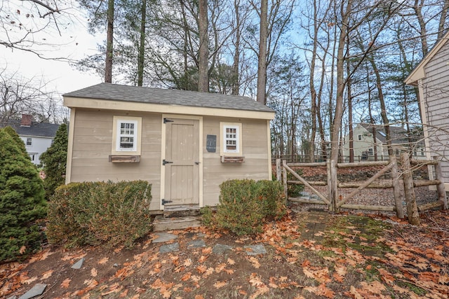 view of outbuilding