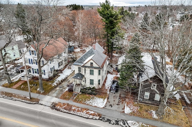 363 Broadway, Bangor, ME 04401 - view of snowy aerial view