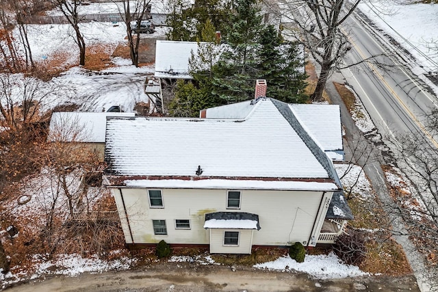 363 Broadway, Bangor, ME 04401 - view of snowy aerial view