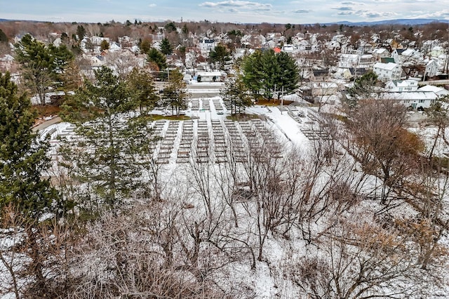 363 Broadway, Bangor, ME 04401 - snowy aerial view with a residential view