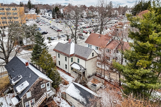 363 Broadway, Bangor, ME 04401 - view of snowy aerial view