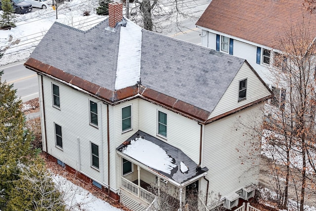 363 Broadway, Bangor, ME 04401 - view of snowy aerial view