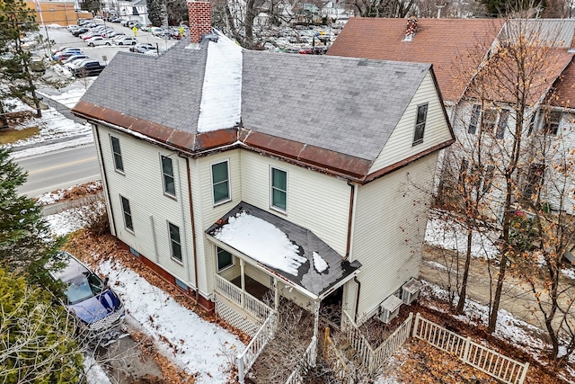 363 Broadway, Bangor, ME 04401 - view of snowy aerial view