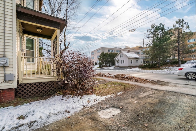 363 Broadway, Bangor, ME 04401 - view of snow covered property