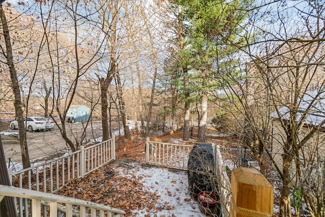 363 Broadway, Bangor, ME 04401 - view of snow covered deck
