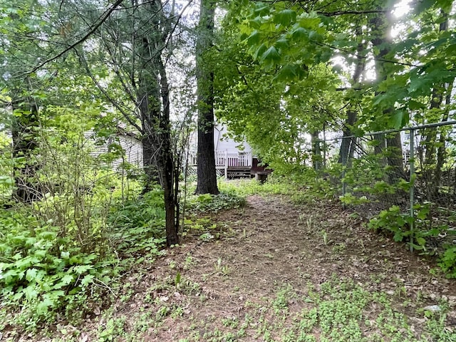 363 Broadway, Bangor, ME 04401 - view of yard featuring a deck