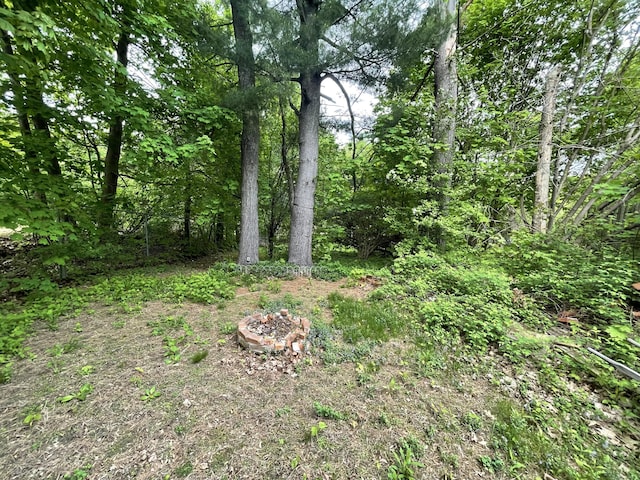363 Broadway, Bangor, ME 04401 - view of yard with a wooded view