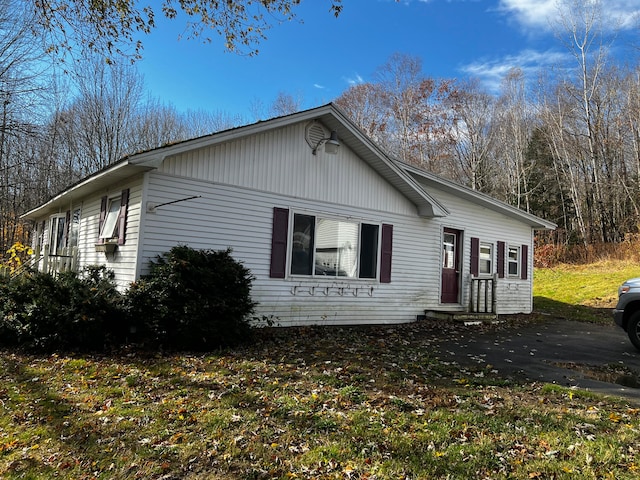 view of side of property