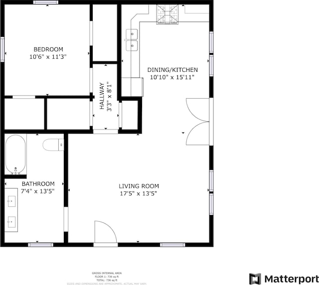 10 Bog Brook Way, Cutler, ME 04626 - floor plan / room layout