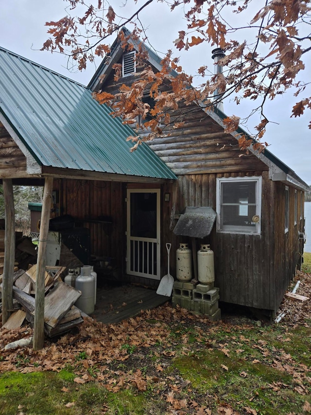 view of back of property