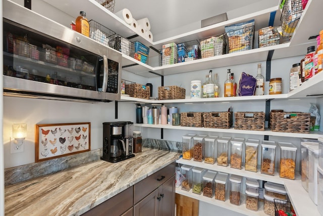 view of pantry