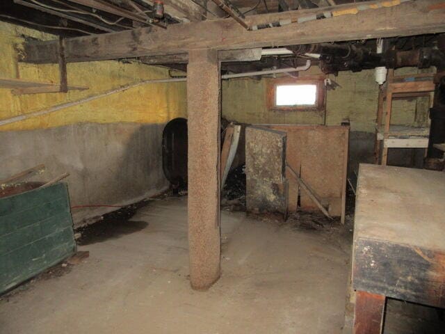 view of basement