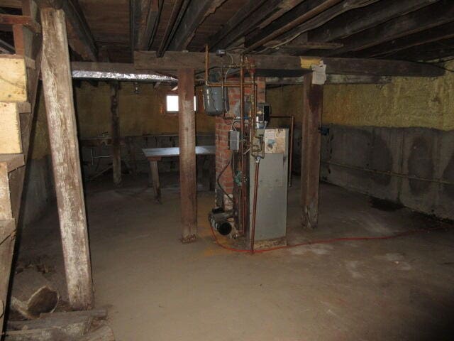 view of basement