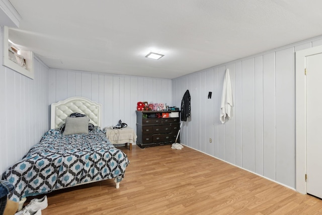 bedroom featuring hardwood / wood-style floors