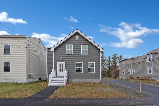 view of front of property