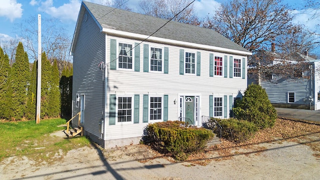 view of colonial-style house